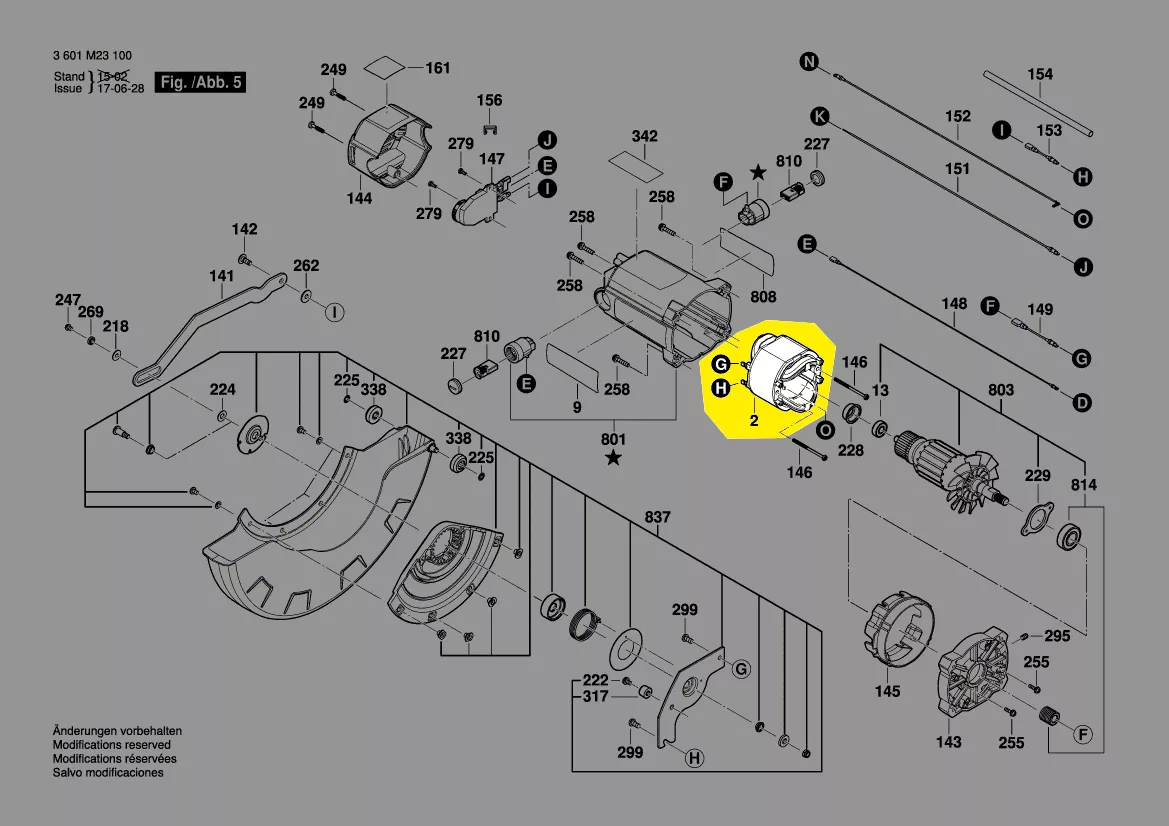 Stator 1 609 B04 898 BOSCH